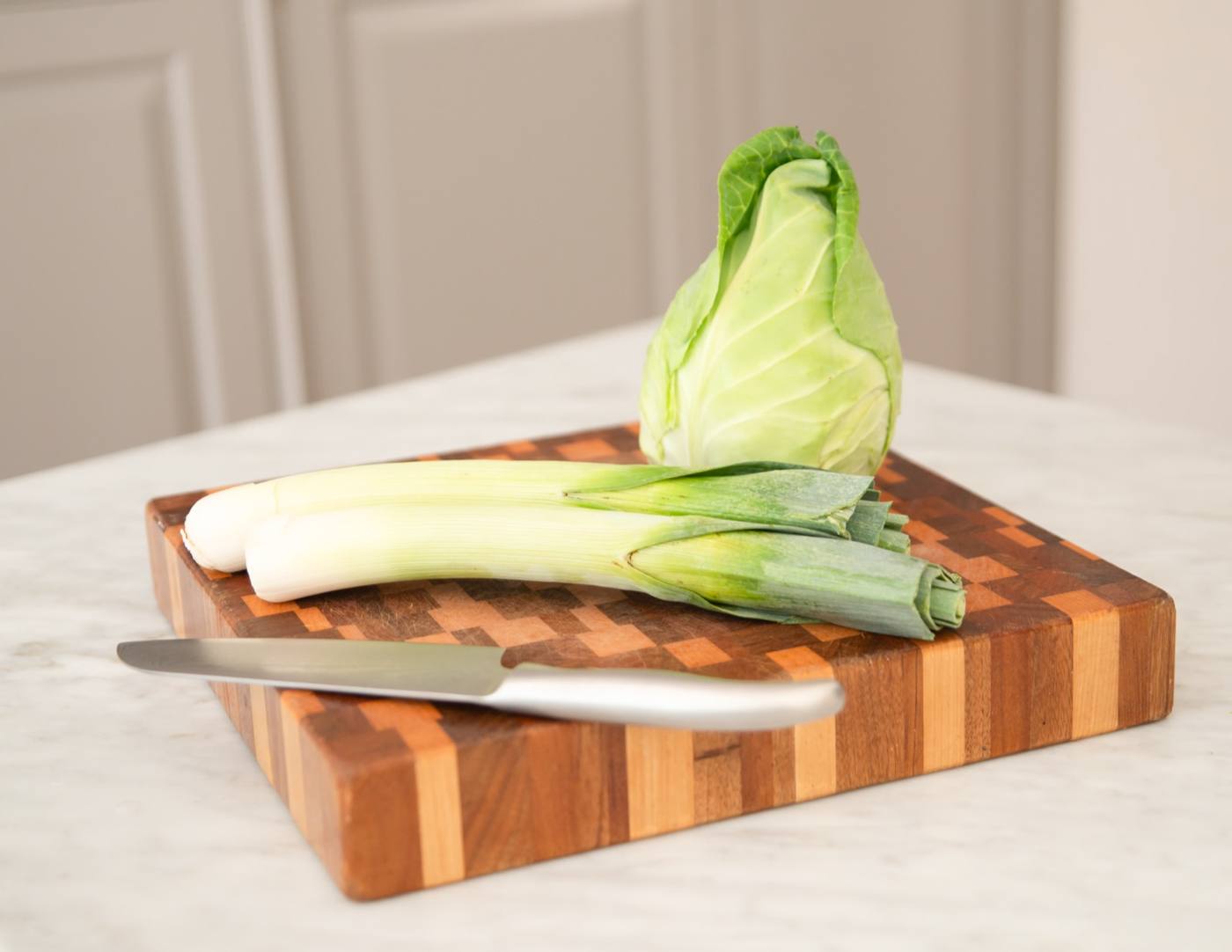 Fresh vegetables on a chopping board